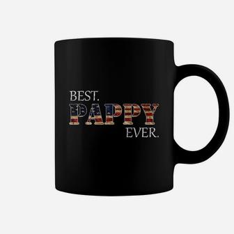 Vintage Best Pappy Ever American Flag For Father's Day Gift T-shirt Coffee Mug - Seseable