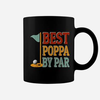 Vintage Best Poppa By Par Golf Fathers Day Gifts Coffee Mug - Seseable
