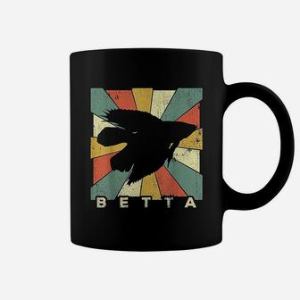Vintage Betta Fish Lover Retro Style Animal Coffee Mug - Seseable