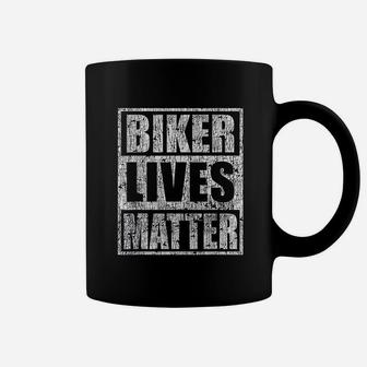 Vintage Biker Lives Matter Motorcycle Biker Rider Coffee Mug - Seseable