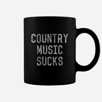 Vintage Country Music Sucks T Shirt Coffee Mug | Seseable UK