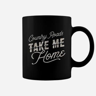 Vintage Country Roads Take Me Home Retro Coffee Mug - Seseable