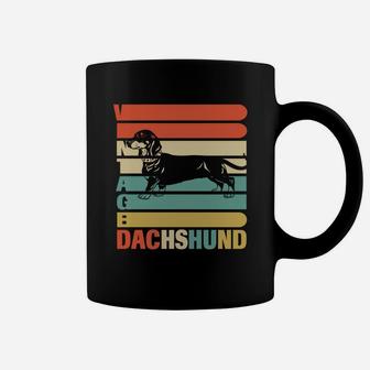 Vintage Dachshund Dog Shirts For Who Love Dachshund Coffee Mug - Seseable