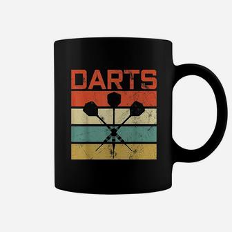 Vintage Darts Board Sports Bar Gift Coffee Mug - Seseable