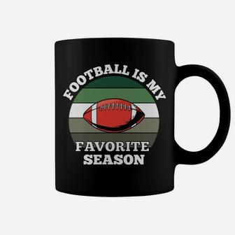 Vintage Football Is My Favorite Season My Favorite Sport Coffee Mug - Seseable