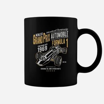 Vintage Formula Race Grand Prix Car Racing Driver T Shirt Coffee Mug - Seseable