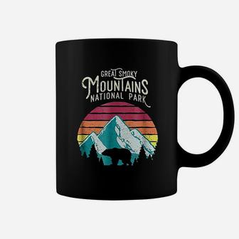Vintage Great Smoky Mountains National Park Bear Coffee Mug - Seseable