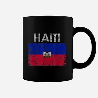 Vintage Haiti Haitian Flag Pride Gift Coffee Mug - Seseable