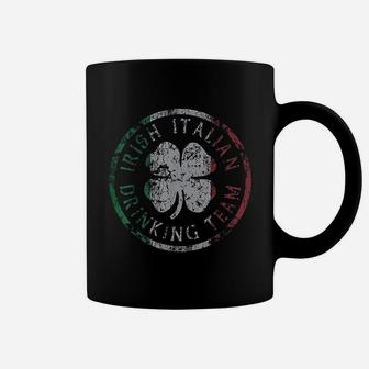 Vintage Irish Italian Drinking Team St Patrick's Day Coffee Mug - Seseable