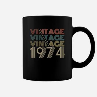 Vintage Legends Born In 1974 Aged 48th Years Old Being Awesome Coffee Mug - Seseable