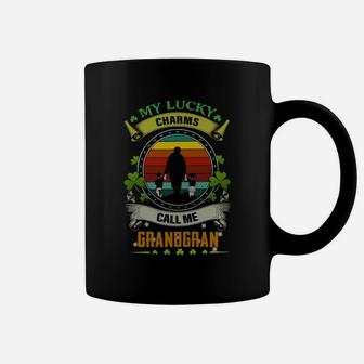 Vintage My Lucky Charms Call Me Grandgran St Patricks Day Shamrock Best Gift For Grandmothers Coffee Mug - Seseable