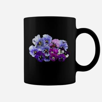 Vintage Pansies Flowers Gardening Pansy Lover Coffee Mug - Seseable