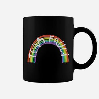 Vintage Rainbow Dr Fauci I Love Fauci Team Fauci Coffee Mug - Seseable