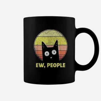 Vintage Retro Ew People Funny Cat Lovers Coffee Mug | Seseable UK