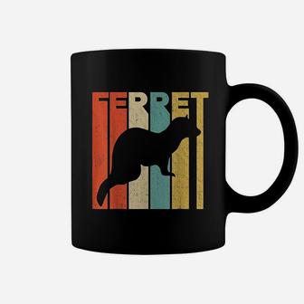 Vintage Retro Ferret Coffee Mug - Seseable