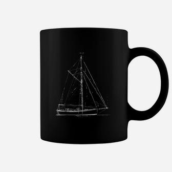 Vintage Retro Sailboat Coffee Mug - Seseable