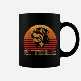 Vintage Rottweiler Dog Retro Gift Coffee Mug - Seseable