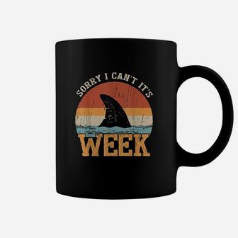 Vintage Sorry I Cant It Is Week Coffee Mug - Seseable
