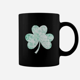 Vintage Style Distress Heather Irish Green Shamrock St Patricks Day Ireland Pride Coffee Mug - Seseable