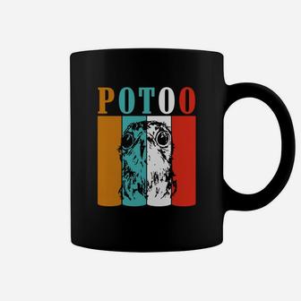 Vintage Style Potoo Bird T-shirt Funny Animal Lover Shirt Coffee Mug - Seseable