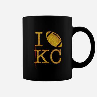 Vintage Sunday Funday I Love Kansas City Kc Football Coffee Mug - Seseable