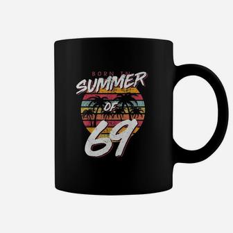 Vintage Sunset Birthday Born In Summer Of 69 Coffee Mug - Seseable