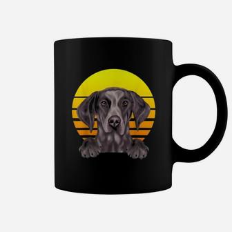 Vintage Sunset German Shorthaired Pointer Dog Lover Coffee Mug - Seseable