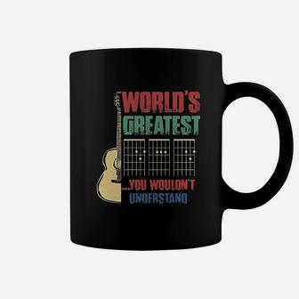Vintage Worlds Greatest Guitar Dad You Wouldnt Understand Guitarist Coffee Mug - Seseable