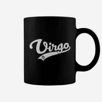 Virgo September Birthday Astrology Vintage Baseball Script Coffee Mug - Seseable