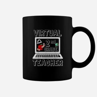 Virtual Second Grade Teacher Online Learning Back To School Coffee Mug - Seseable