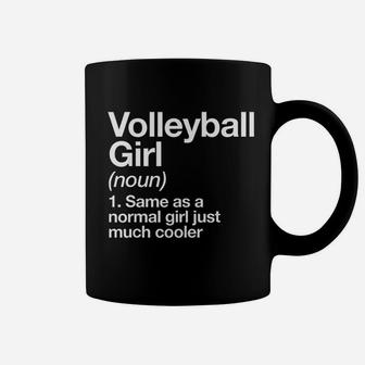 Volleyball Girl Definition Funny And Sassy Sports Coffee Mug - Seseable