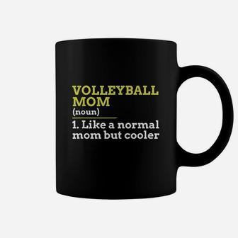 Volleyball Mom Like A Normal Mom But Cooler Gift Coffee Mug - Seseable