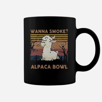 Wanna Alpaca Bowl Vintage Retro 420 Day Coffee Mug - Seseable