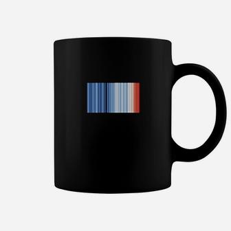 Warming Stripes Global Temperatures Climate Change Coffee Mug - Seseable