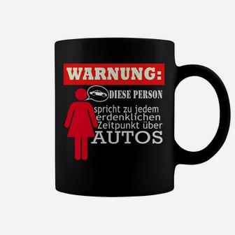 Warnung Auto-Enthusiasten Tassen, Humorvoll für Autofans - Seseable
