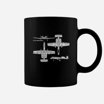 Warthog Military Aircraft Coffee Mug - Seseable