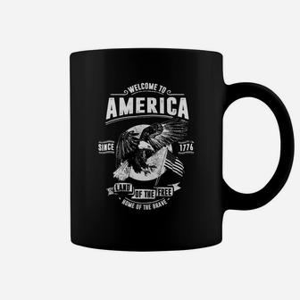 Welcome To America T Shirt Coffee Mug - Seseable