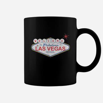 Welcome To Las Vegas Souvenir Sign Vacation Coffee Mug - Seseable
