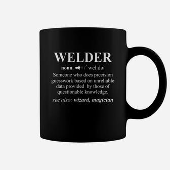 Welding T-shirt Welder Funny Noun Definition Weld Coffee Mug - Seseable