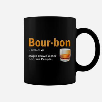 Whiskey Bourbon Definition Magic Brown Water Coffee Mug - Seseable