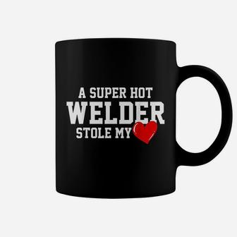 Wife Girlfriend Welder Welding, best friend gifts, gifts for your best friend, gifts for best friend Coffee Mug - Seseable