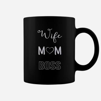 Wife Mom Boss Best Idea Coffee Mug - Seseable
