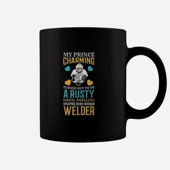 Wife Mom Girlfriend Cute Funny Welding, best friend gifts Coffee Mug - Seseable