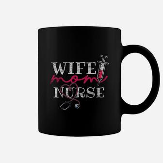 Wife Mom Nurse Coffee Mug - Seseable