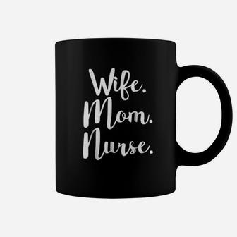 Wife Mom Nurse Mothers Day Gifts For Mommy Rn Cute Coffee Mug - Seseable