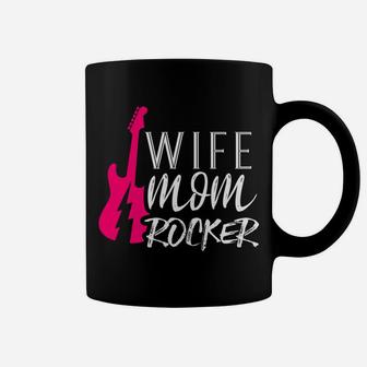 Wife Mom Rocker Amazing All Around Mother Mommy Coffee Mug - Seseable