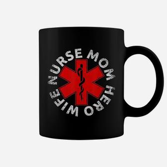 Wife Nurse Mom Hero, funny nursing gifts Coffee Mug - Seseable
