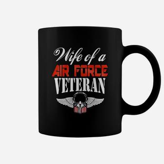 Wife Of Air Force Veteran Women Gift Coffee Mug - Seseable