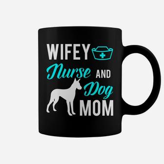 Wifey Nurse Dog Mom Cute Mothers Day Nurse Coffee Mug - Seseable