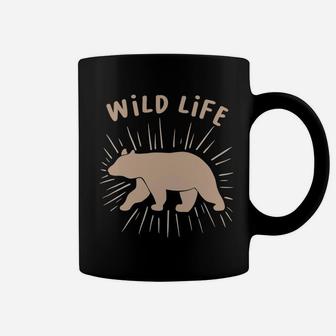 Wild Life Bear Camping Funny Gift For Campers Coffee Mug - Seseable